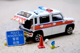 (附配件)Tiny 城市 合金車仔 - Suzuki Hustler 小型巡邏車
