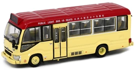 Tiny 城市 183 合金車仔 - 豐田Coaster (B70) 紅色小巴 (十九座)