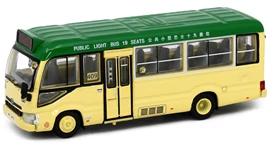 Tiny 城市 180 合金車仔 - 豐田Coaster (B70) 綠色小巴 (十九座) (409)