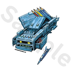 Tiny 精品 - 香港重機貼紙 003
Tiny Style - HK Machine Sticker 003