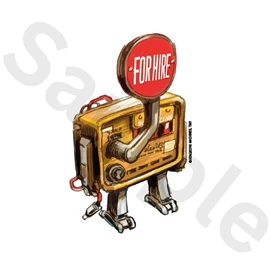 Tiny 精品 - 香港重機貼紙 016
Tiny Style - HK Machine Sticker 016