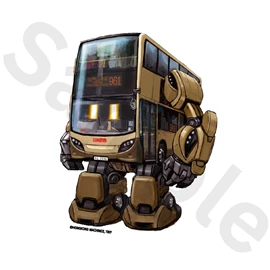 Tiny 精品 - 香港重機貼紙 018
Tiny Style - HK Machine Sticker 018