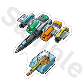 Tiny 精品 - 香港重機貼紙 039
Tiny Style - HK Machine Sticker 039