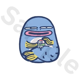 Tiny 精品 - 魚人叔貼紙 002
Tiny Style - Uncle Fish Sticker 002