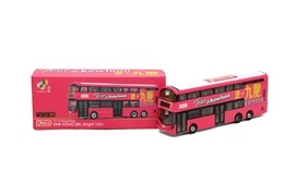 Tiny City Die-cast Model Car - KMB VOLVO B8L Wright Tour@Kowloon (HK1)