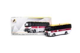 Tiny 城市 202414 合金車仔 - 1/76 平治Atego機場警區戰術巴士 (AM7227)