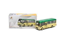 Tiny City TINY08 Die-cast Model Car - Toyota Coaster (B70) Green Mini Bus (19-seats)