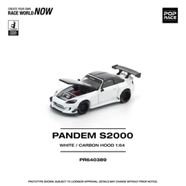 POPRACE 1/64 PANDEM S2000 SOFTTOP WHITE TOOLING