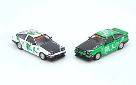 INNO 1/64 Die-cast TOYOTA SPRINTER TRUENO AE86 "KEIICHI TSUCHIYA" (With Random Chase car) Limited Edition