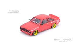 INNO 1/64 RESIN FORD ESCORT MK2 PANDEM "EMOTION" RETRO HAVOC Red