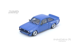 INNO 1/64 RESIN FORD ESCORT MK2 PANDEM "EMOTION" RETRO HAVOC Blue