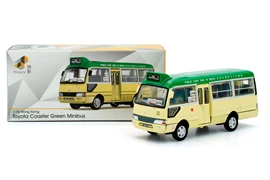 Tiny 城市 25 合金車仔 - 豐田 Coaster 綠色小巴 (NM1628)
