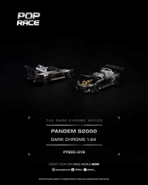POPRACE 1/64 - PANDEM S2000 DARK CHROME