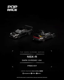 POPRACE 1/64 - NSX-R DARK CHROME
