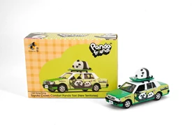 Tiny City Die-cast Model Car - Tiny x Panda Friends Toyota Crown Comfort Taxi (NT)