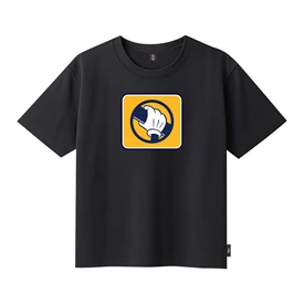 Mickey and Friends Journey with Me "Hold The Handrail" Mickey Mouse design T Shirt (Black) - S Size