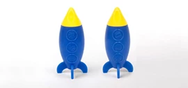 Marcus & Marcus Silicone Bath Toy - Space Rocket