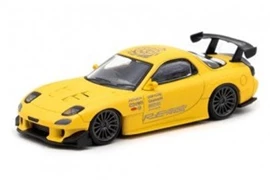 Ignition_model - 1/64 Mazda RX-7 (FD3S) RE Amemiya Matte Yellow (Diecast Car)