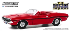Greenlight 1/18 The Mod Squad (1968-73 TV Series) - 1970 Dodge Challenger R/T Convertible - Rallye Red