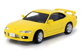 Diecast Masters 1/64 Nissan Silvia S15 Yellow (Right Hand Drive)
