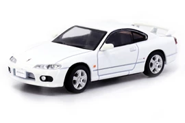 Diecast Masters 1/64 Nissan Silvia S15 White (Left Hand Drive)