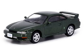 Diecast Masters 1/64 Nissan Silvia S14 Green (Left Hand Drive)