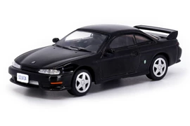 Diecast Masters 1/64 Nissan Silvia S14 Black (Right Hand Drive)