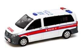 Tiny City Die-cast Model Car - MERCEDES-BENZ Vito Police (with mesh window shields)
