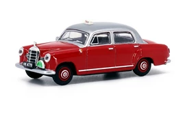 SCHUCO 1/64 MB Ponton Hong Kong Taxi Silver/Red - Toyeast Edition