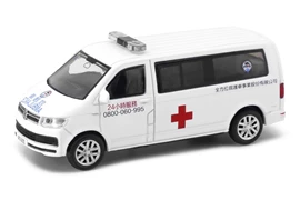 Tiny City TW34 Die-cast Model Car - Volkswagen T6 Transporter PAS Ambulance