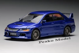 Peako 1/64 Mitsubishi 2006 Lancer Evolution IX, Blue