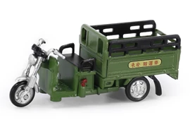 Tiny City TW21 Die-cast Model Car - Taiwan Delivery Electric Tricycle (Green)