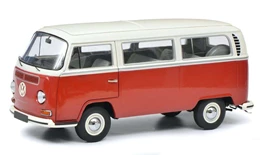 Schuco 1/64 VW T2 bus red/white