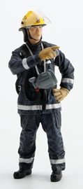 Tiny 1/18 Resin Figure #23 1990's Fireman