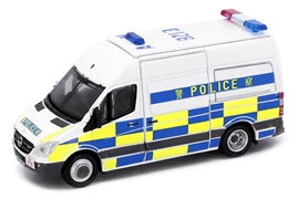 Tiny City 43 Die-cast Model Car - Mercedes-Benz Sprinter (high-roof) Police (Traffic) (AM8213 TK 3/3)