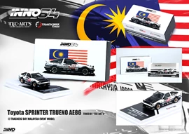 INNO64 1/64 TOYOTA SPRINTER TRUENO AE8 Tuned by "TEC-ART'S" @TRACK3RZ DAY MALAYSIA EVENT MODEL