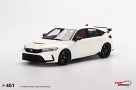 TopSpeed Model 1/18 Honda Civic Type R Championship White (RHD) 2023