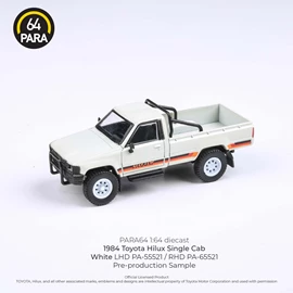 PARA64 1/64 1984 Toyota Hilux Single Cab - White (RHD)