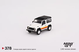 MINI GT 1/64 Land Rover Defender 90 Wagon White - LHD