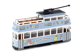 TINY X SANRIO CHARACTERS 1/120 Die-cast Model - "TramOramic Tour" Tram