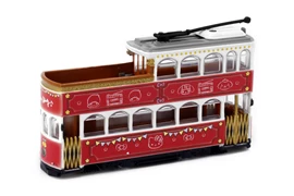 SANRIO CHARACTERS 1/120 合金模型 - 紅色古典電車