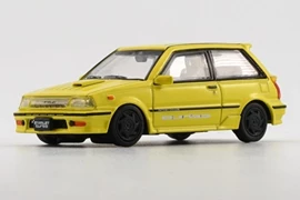 BMC 1/64 Toyota Starlet Turbo S 1988 EP71 -Yellow (RHD)