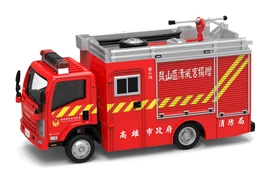 Tiny City TW17 Die-cast Model Car - ISUZU N Series Kaohsiung City Fire Department