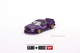 【Kaido House X MINI GT】1/64 Nissan Skyline GT-R (R34) Kaido Works V1