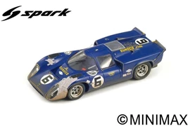 Spark 1/18 Lola T70 MK3 No.6 Winner Daytona 24H 1969 M. Donohue - C. Parsons