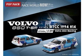 POPRACE 1/64 Volvo 850 Estate BTCC 1994 #14 Volvo 850 Racing Jan Lammers