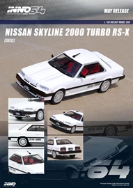 INNO64 1/64 NISSAN SKYLINE 2000 TURBO RS-X (DR30) White