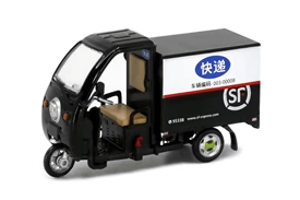 Tiny City Die-cast Model Car - SF Express Delivery 1/43 Electric Tricycle - Box Set (Car)