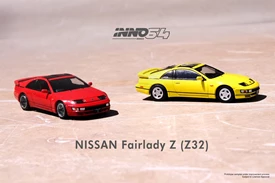 INNO64 1/64 NISSAN FAIRLADY Z (Z32) Aztec Red With Extra Wheels