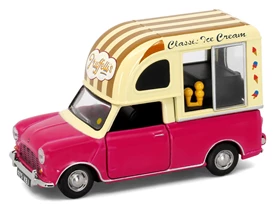 Tiny City 01 Die-cast Model Car - Morris Mini Van Ice Cream (Burgundy)